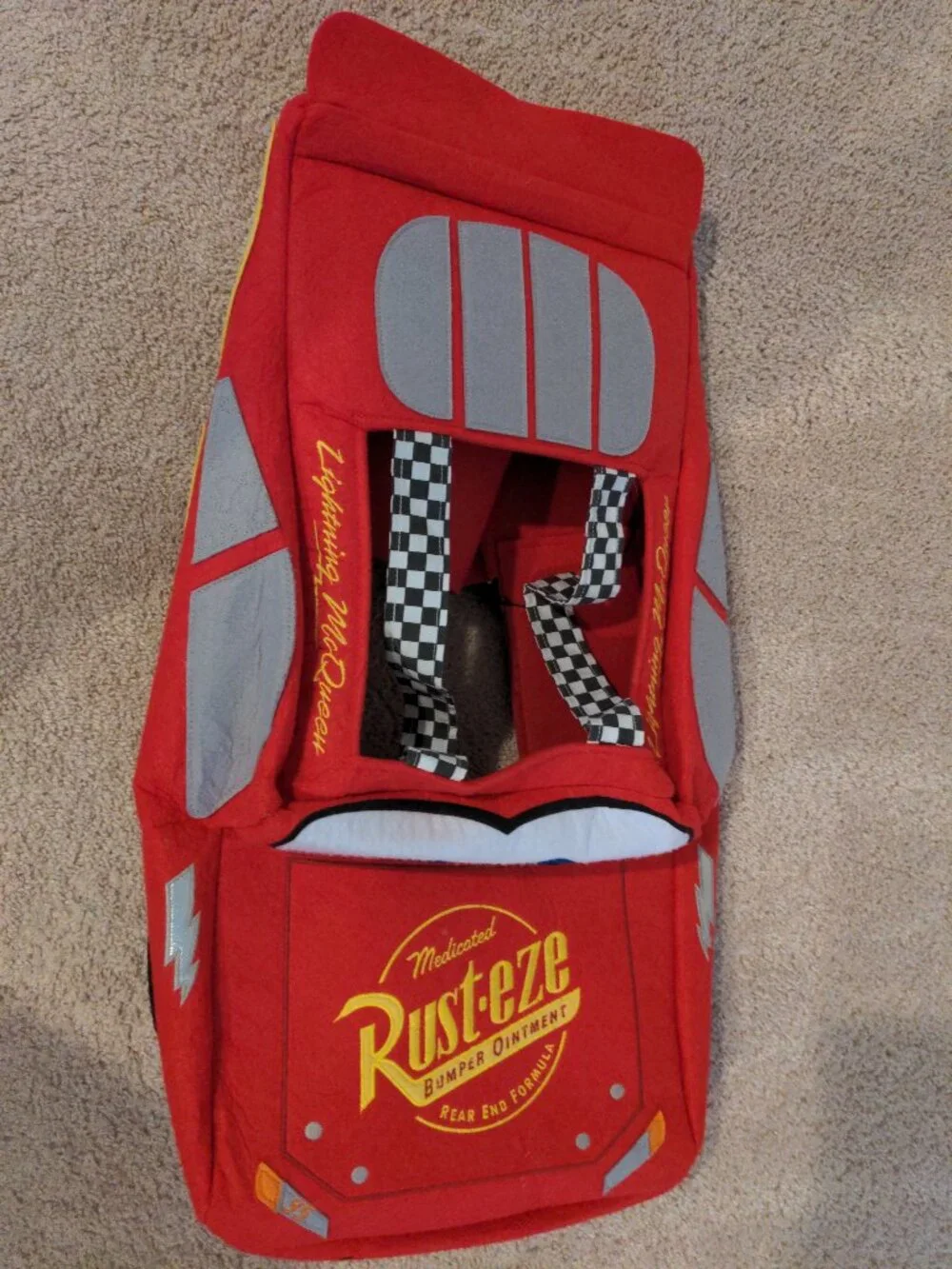 Disney Cars McQueen Costume